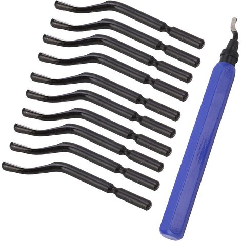 Kit d'ébavurage RB1100 BS1010 : fraise à ébavurer en laiton avec 10 lames pour tubes en cuivre et pièces en plastique imprimées en 3D. (1/5)