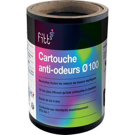 Cartouche anti-odeurs assainissement individuel - Fitt - Carton