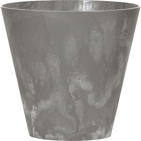 Maceta TUBUS BETON EFFECT 7L., dimensiones (mm) 250x250x233, color Marengo