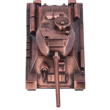 Maquette de char décoratif rétro, résistant à l'usure, ornement militaire multifonction pour cadeaux, souvenirs et collections (1/5)