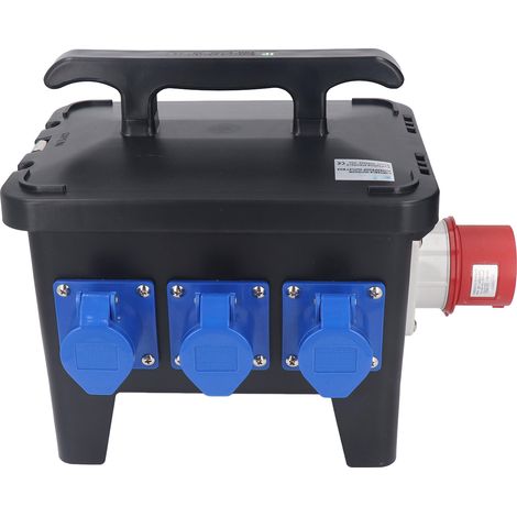 Boîte de Protection de Distribution, unité d'alimentation extérieure Portable avec protecteur de fuite RCBO AC 220-380V 240-415V (1/5)