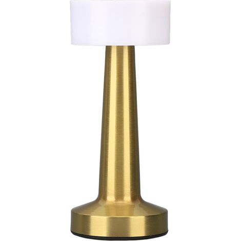 Lampe de table sans fil rechargeable, 3 niveaux de luminosité, petite lampe tactile, veilleuse pour chambre à coucher et extérieur (1/5)