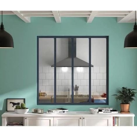 Optimum Innenverglasung grau 108x119,6 cm Sicherheitsglas