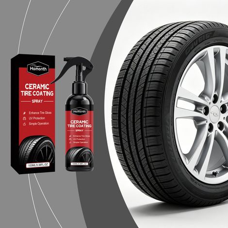 Reifenglanzspray für Autoreifen, zum Polieren und Aufbereiten, zur täglichen Reinigung und Pflege – 100 ml -- DE (1/5)