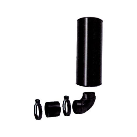 Ensemble silencieux rond noir