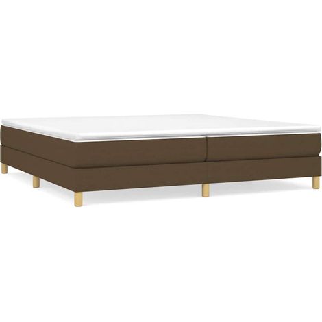 Maison Exclusive - Boxspringbettgestell Dunkelbraun 200x200 cm St (1/5)