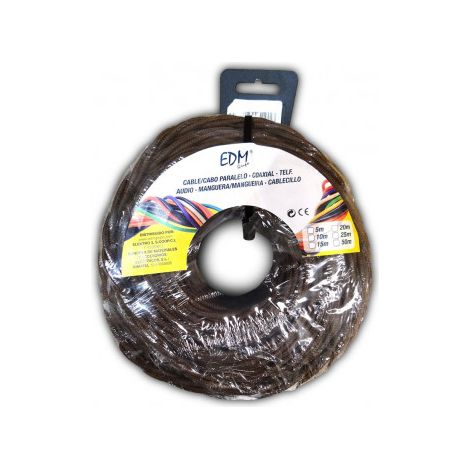 Cable EDM 11994 Marrón 2 x 1,5 mm 25 m