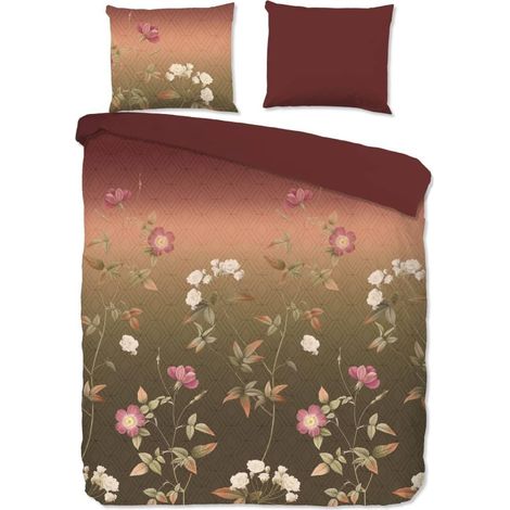 Parure de lit coton 140x200 cm respirante lavable machine (1/2)
