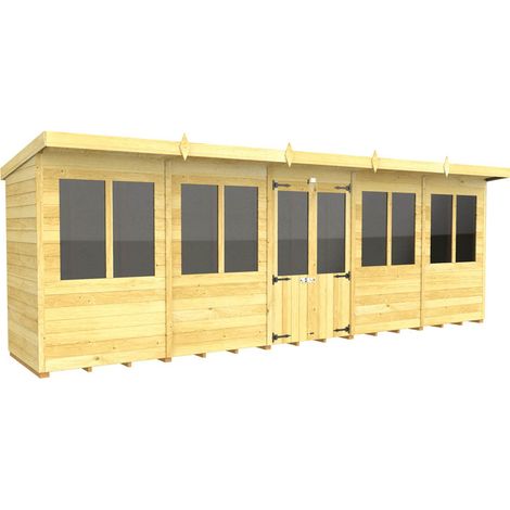 20 x 4 Pent Summer House