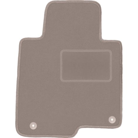 Alfombrilla de conductor beige para Kia Optima IV SW familiar (2015-)