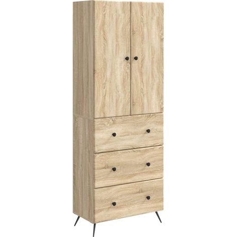 Set di armadi 2 pcs Rovere Sonoma 66 x 34,5 x 90 cm vidaXL