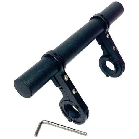 CHOYCLIT Lenkerverlängerung, Fahrradlenkerverlängerung, Lampenlicht, Telefonhalterverlängerung, Aluminiumlegierung für Motorrad, E-Bikes, Fahrrad