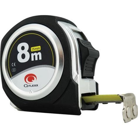 Q Flexx Maßband - ABS-Gehäuse mit UV-Schicht - 8 m (1/2)