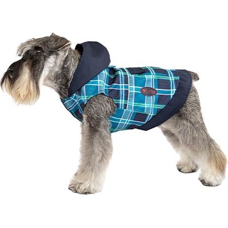 Imperméable à capuchon bleu ciel VESTE À COQUILLAGE BLEU SKY 45CM (1/4)