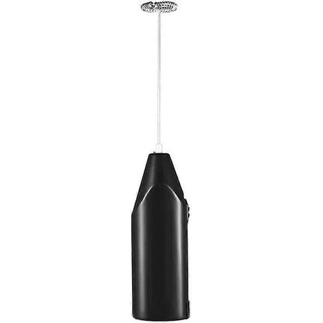 Mousseur à lait électrique portatif, fouet électrique en acier inoxydable, batteur à œufs, mélangeur pour café et boissons au lait, mini-agitateur électrique (1/4)