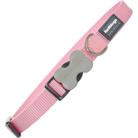 Collar para Perro Red Dingo Liso Rosa (1,2 x 20-32 cm)