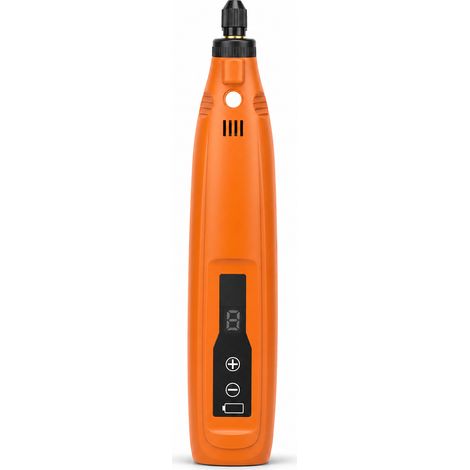 Mini Perceuse 122 Pièces LED pour Bricolage Orange (1/5)