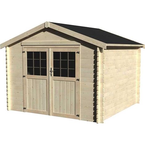 Caseta de madera - Barine. 34 mm. 300x300 cm. 8,88 m² (1/5)