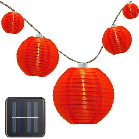 Guirnalda Led Decorativa - Solar - Para Exterior - Jardín Patio - 5 M O 6,5 M (1/5)