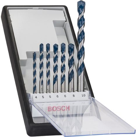Bosch Accessories CYL-5 2608588167 Hartmetall Beton-Spiralbohrer-Set 7teilig 4 mm, 5 mm, 5 mm, 6 mm, (1/10)