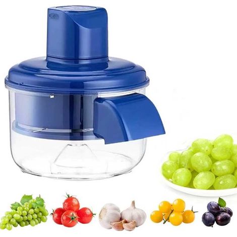 Pelador - Pelador automático de uvas - Pelador automático para tomates, uvas y frutas pequeñas - Pelador eléctrico recargable de frutas y verduras para uso doméstico