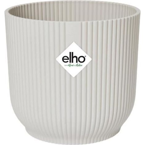 Pot de fleurs rond pliable ELHO Vibes 35 - Blanc - Ø 35 x H 32 cm - intérieur - 100 % recyclé (1/5)