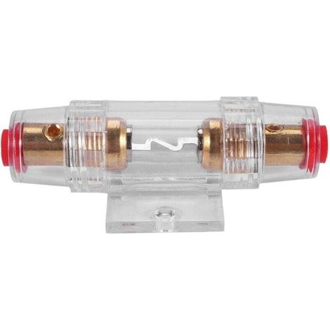 Voiture Stereo 8 Gauge Support Porte Fusible et Fuse 60 Amp Audio Cable (1/4)