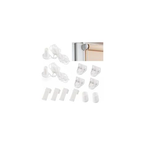 Lot de 17 supports de stores de 17 mm – pièces de rechange pour fenêtres – kit de fixation pour stores occultants