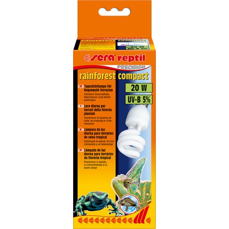 Sera Terrarium-Lampe 20 Watt Tageslicht UV-B 5%