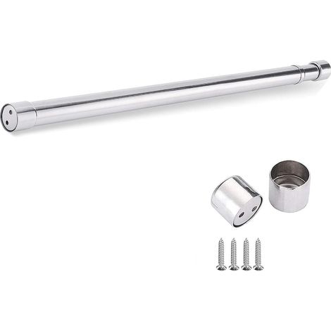 Tringle à Vêtements Extensible,31-51 CM Tringle à Vêtements Tube de Penderie Télescopique Flexible en Acier Inoxydable Réglable Barre de Penderie Extensible pour Salle Chambre à Couch (1/5)
