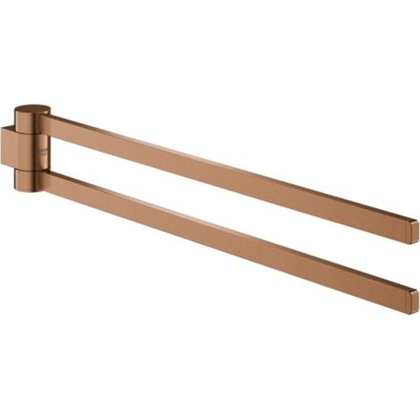 GROHE Toallero Selection 41063 2 brazos giratorio warm sunset cepillado, 41063DL0