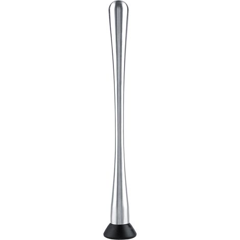 Pilon à cocktail en acier inoxydable à long manche, outil pour mojito, mélange à fruits et boissons maison.-AquaForge