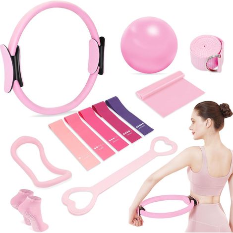 Kit Pilates Essentials,13Pcs Kit Pilates Portable Maison, Kits De Yoga Et Pilates, pour Pilates, pour Musculation (1/5)
