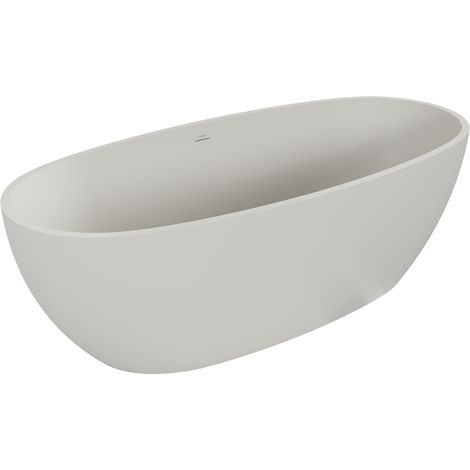 Mexen Torino vasca da bagno freestanding in conglomerato 175 x 78 cm, cemento opaco - 57271757861 (1/5)