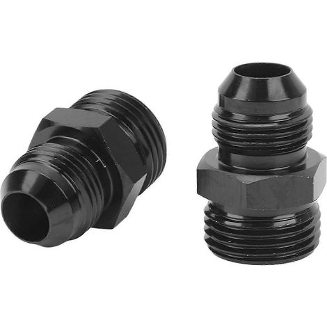 raccords mâles ORB en alliage d'aluminium, joint torique 1500 PSI, adaptateur évasé mâle pour refroidisseur d'huile et pompe à carburant, 8AN ORB vers 10AN-cr (1/3)
