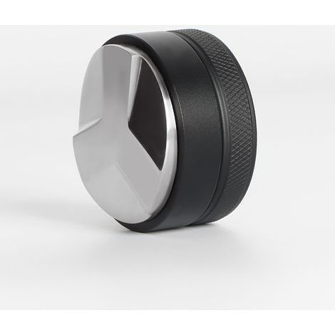 Distributeur de café léger de 53 mm (conception à 3 lames) — Base en ABS et alliage d'aluminium, outil de nivellement réglable — Outil de distribution d'expresso adapté aux débutants (1/5)
