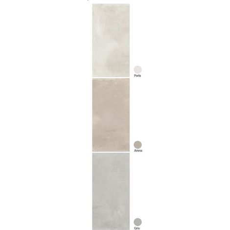 Carrelage d'intérieur imitation béton - Plinthe - Série PROJECT - Dimensions: 9 x 45 cm - ARENA