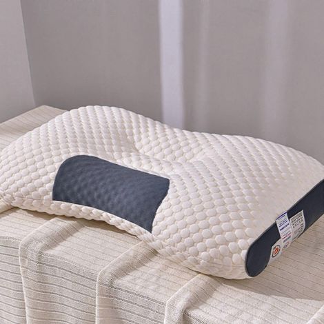 Weicher, stoßdämpfender Kern schützt die Halswirbelsäule und fördert den Schlaf. Massagegerät für Erwachsene und Studenten (GAO249756-AquaForge).