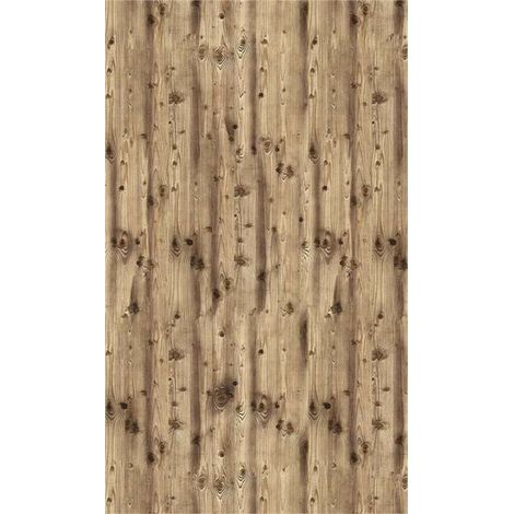 Panneau mural douche en alu-composite VIPANEL - Bois Décor Pin Brûlé - Finition Mat Perle - 150x255cm (1/5)