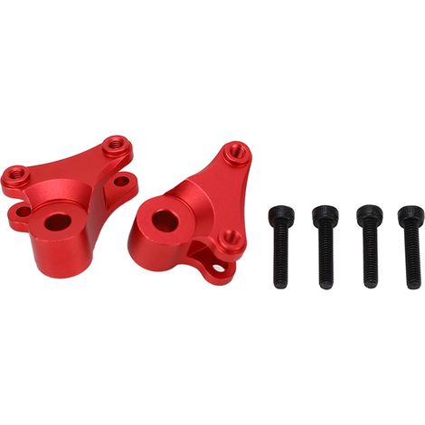 Brasulateur arrière 1/16 en alliage d'aluminium, léger et antichoc, pièce de suspension pour Traxxas E-Revo VXL, rouge, bras oscillant réduisant les vibrations (1/5)