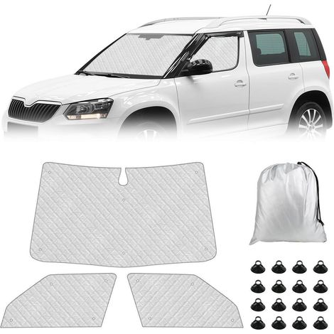 Thermomatte Fahrerhaus für Skoda Yeti 5L 2009-2017, 3-teilig, Sonnenschutz, Isolierung (1/5)