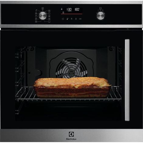 72-liter-einbaubackofen (60 cm) mit pyrolyse-selbstreinigung, edelstahl - Electrolux - EOF6P46LX