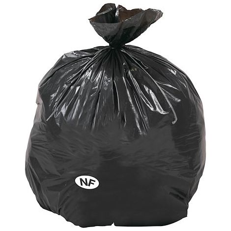 Sac poubelle gris 30 litres NF - Colis de 500 - Maxiburo