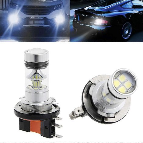 Ampoule LED H15 100W 2323 SMD pour feux de brouillard, feux de jour, feux stop et phares de voiture. (1/4)