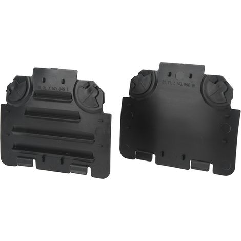 Garde-boue avant jeu de 2 pour BMW Série 1 E82 E88 2008-2010, cache protection passage roue, accessoire remplacement gauche droite, pièce auto 51717143849, compatible modèle 1er. (1/5)
