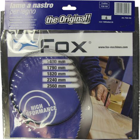 NASTRO RICAMBIO 6X1400 MM P/FOX VB28-184 (1/2)