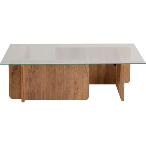 Tavolino da caffè in legno "Flavio" - 105 x 65 x 30 cm - Pino atlantico (1/5)