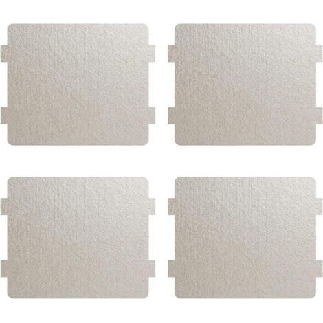 Plaque en mica de rechange pour four micro-ondes – 4 unités, dimensions 10 x 11 cm, matériau résistant et sécurisé (1/4)