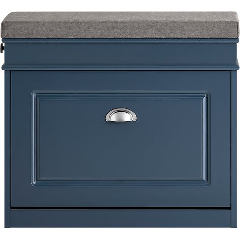 SoBuy Scarpiera salvaspazio Slim, portascarpe salvaspazio Regolabili blu L60P24A52 cm FSR82-K-B (1/5)