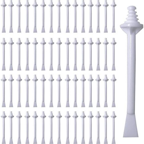Applicateurs Cire Nasale - Plastique Abs Robuste - Embout Arrondi Sr - Pour Soins Du Visage Et Nez - Lot De 200 Pièces (1/5)